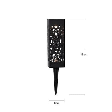 Izola 2-pakning solcelledekorasjon 18 cm - svart - Hagemøbler & utemiljø - Hagedekorasjon & utemiljø - Hagebelysning