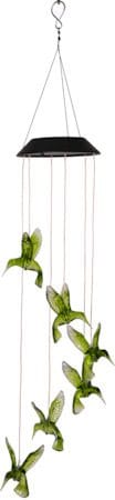 Kolibri solcelledekorasjon 70 cm - grønn - Hagemøbler & utemiljø - Hagedekorasjon & utemiljø - Hagebelysning