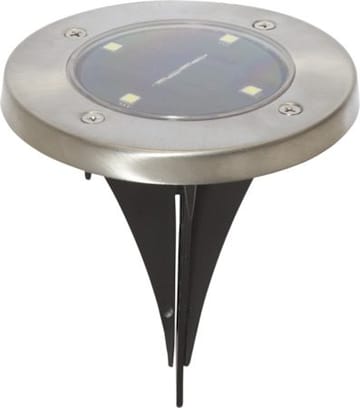 Lawnlight 3-pakning solcellespotlight 11,5 cm - sølv - Hagemøbler & utemiljø - Hagedekorasjon & utemiljø - Hagebelysning