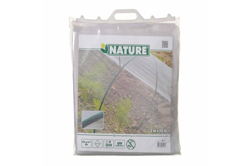 Nature Anti-insektsnett 2x10 m gjennomsiktig - Myggnett