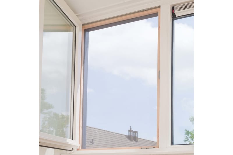 Nature Myggnett 1x2m aluminium grå - Myggnett