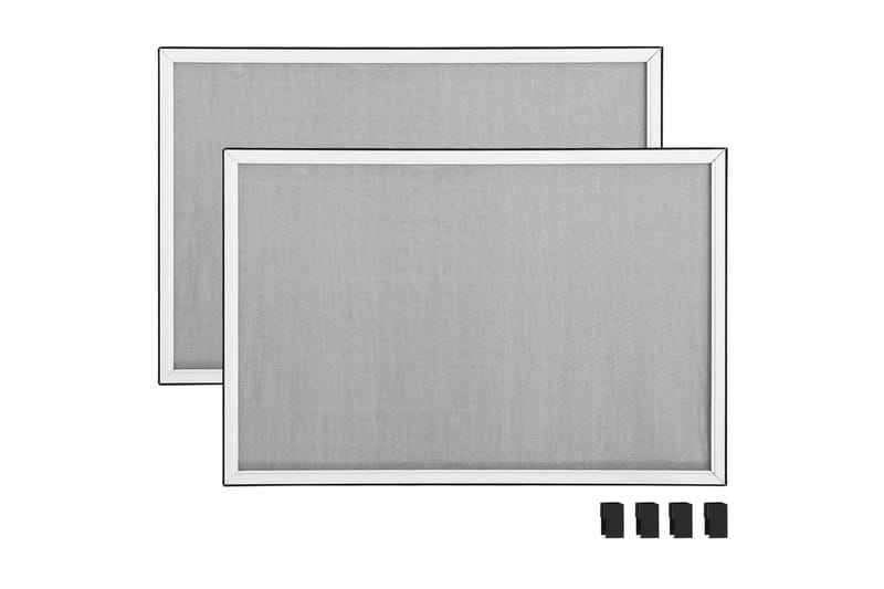 Utvidbar insektskjerm for vinduer hvit (75-143)x50 cm - Hvit - Myggnett