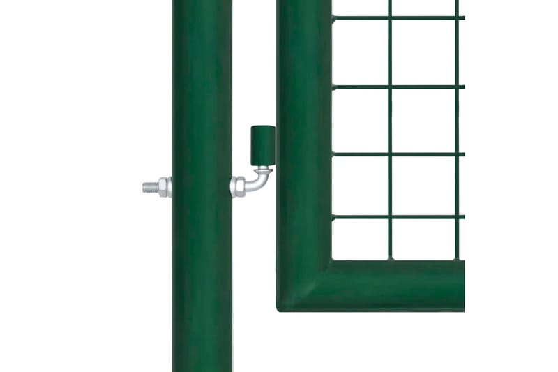Nettinghageport stål 400x100 cm grønn - Gjerder & Grinder