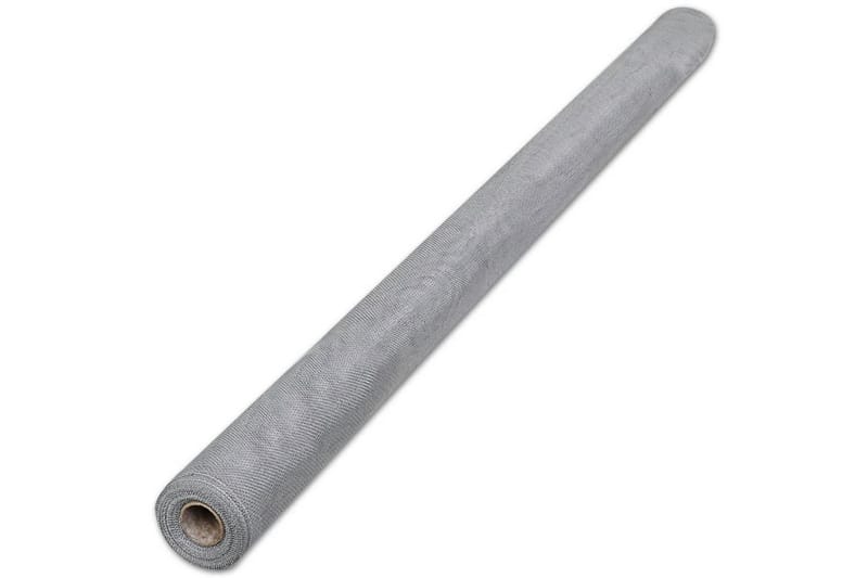 Nettingskjerm aluminium 100x500 cm sølv - Myggnett