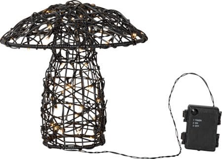 Otto utendørsdekorasjon med belysning 27 cm - svart - Hagemøbler & utemiljø - Hagedekorasjon & utemiljø - Hagefigurer & hagepynt