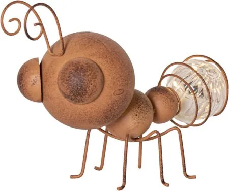 Oxida Ant Solcelledekorasjon 20,5 cm - rust - Hagemøbler & utemiljø - Hagedekorasjon & utemiljø - Hagebelysning