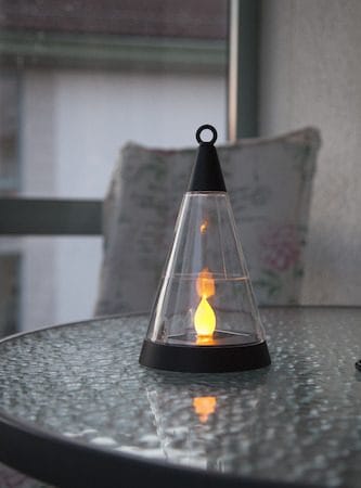 Pisa solcelledekorasjon 70 cm - svart og transparent - Hagemøbler & utemiljø - Hagedekorasjon & utemiljø - Hagebelysning