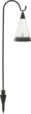 Pisa solcelledekorasjon 70 cm - svart og transparent - Hagemøbler & utemiljø - Hagedekorasjon & utemiljø - Hagebelysning