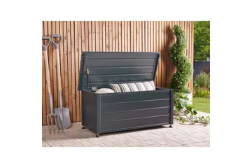 Låda Beliani Campalto Brun, 113x50x52 cm Grey - Hagemøbler & utemiljø - Utendørsoppbevaring - Puteoppbevaring - Puteboks & putekasse