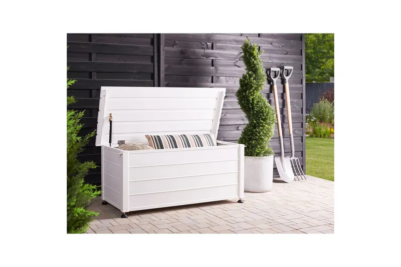 L åda Beliani Campalto Brun, 113x50x52 cm White - Hagemøbler & utemiljø - Hagedekorasjon & utemiljø - Postkasse & post - Eiendomsboks