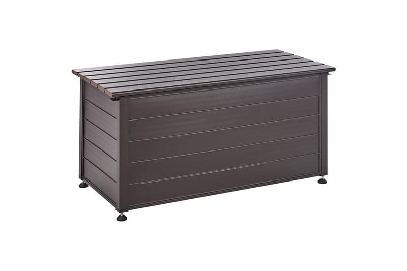 Låda Beliani Campalto Brun, 123x60x60 cm NO_BRAND Brown - Hagemøbler & utemiljø - Utendørsoppbevaring - Puteoppbevaring - Puteboks & putekasse