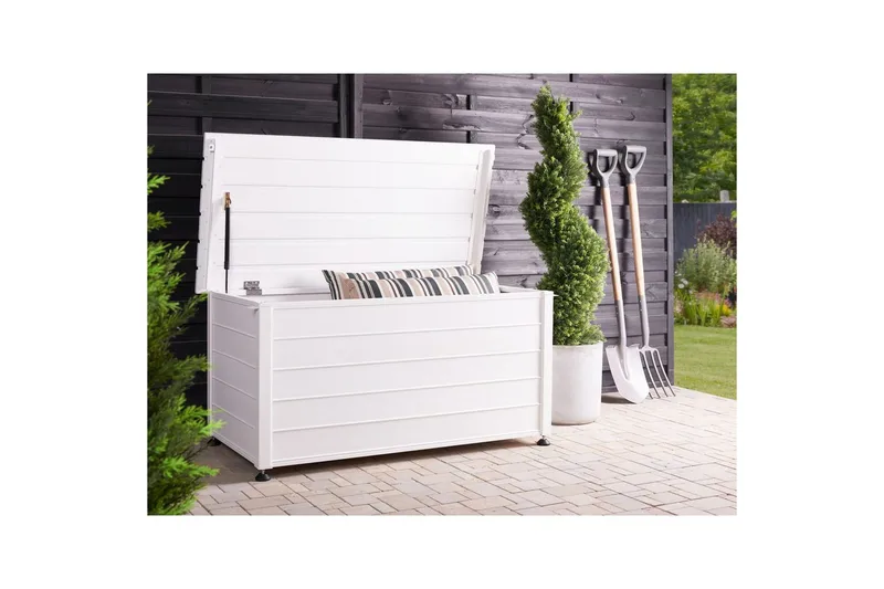Låda Beliani Campalto Brun, 123x60x60 cm NO_BRAND White - Hagemøbler & utemiljø - Hagedekorasjon & utemiljø - Postkasse & post - Eiendomsboks