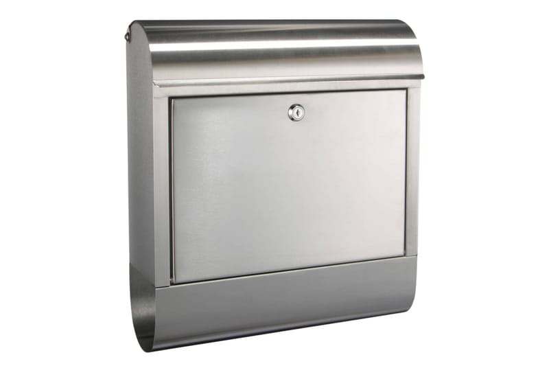 HI Postkasse rustfritt stål 38x12x42,5 cm -   - Postkasse