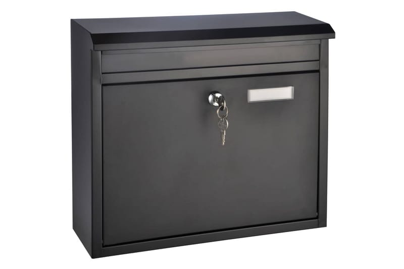 HI Postkasse svart 36x12x32 cm - Postkasse HI Postkasse svart 36x12x32 cm - Postkasse