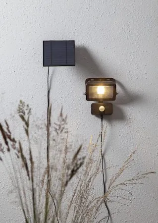 Powerspot solcellespotlight 15 cm, svart
