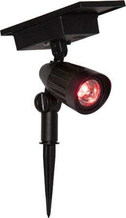 Powerspot Solcellespotlight 9 cm - svart - Hagemøbler & utemiljø - Hagedekorasjon & utemiljø - Hagebelysning
