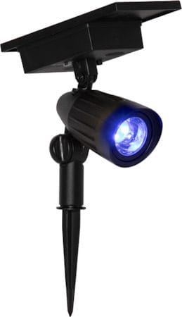 Powerspot Solcellespotlight 9 cm - svart - Hagemøbler & utemiljø - Hagedekorasjon & utemiljø - Hagebelysning