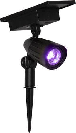 Powerspot Solcellespotlight 9 cm - svart - Hagemøbler & utemiljø - Hagedekorasjon & utemiljø - Hagebelysning