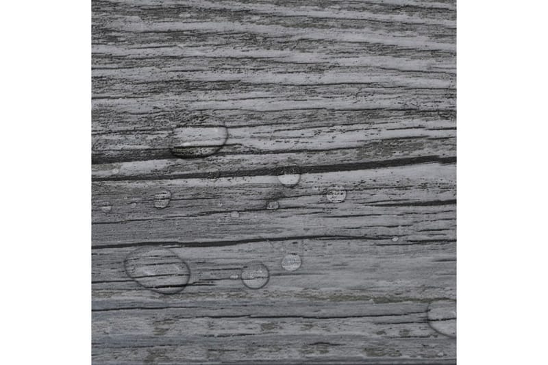 PVC-gulvplanker 5,02 m² 2 mm selvklebende blank grå - Terrassebord