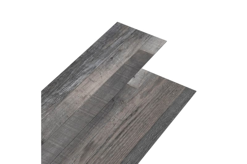 PVC-gulvplanker 5,02m² 2mm selvklebende industrielt trevirke - Terrassebord