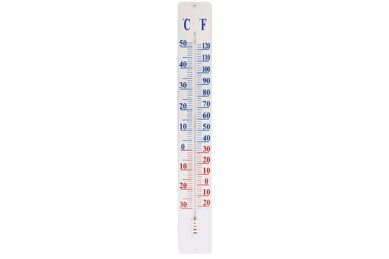 Esschert Design Termometer på veggplate 90 cm TH9 - Utetermometer