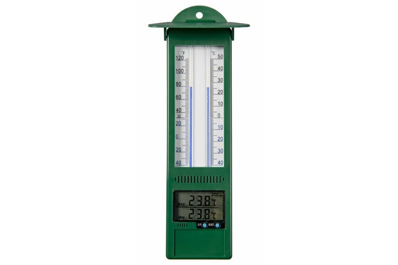 Nature Utendørs digitalt termometer min-maks 9,5x2,5x24 cm - Utetermometer