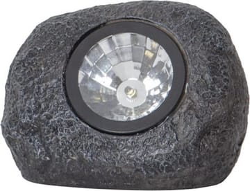 Rocky solcellespotlight 11 cm - grå - Hagemøbler & utemiljø - Hagedekorasjon & utemiljø - Hagebelysning