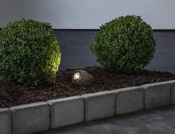 Rocky solcellespotlight 11 cm - grå - Hagemøbler & utemiljø - Hagedekorasjon & utemiljø - Hagebelysning