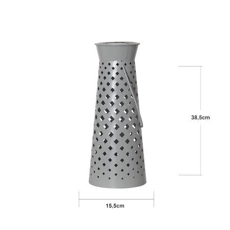 Romby solcellelykt 38,5 cm - grå - Hagemøbler & utemiljø - Hagedekorasjon & utemiljø - Hagebelysning