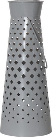 Romby solcellelykt 38,5 cm - grå - Hagemøbler & utemiljø - Hagedekorasjon & utemiljø - Hagebelysning