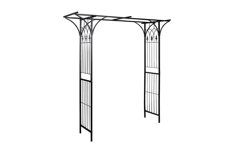 Hagebue 200x52x204 cm - Svart - Rosebue