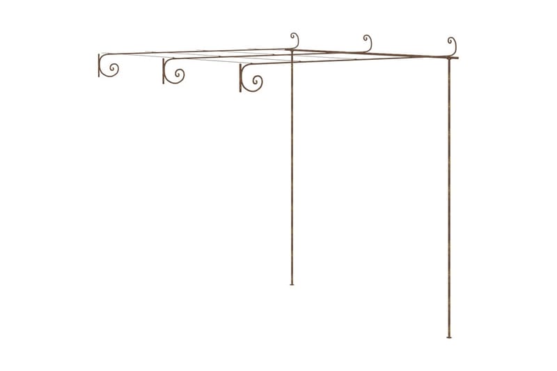 Hagebue antikk brun 3x3x2,5 m jern - Brun - Rosebue