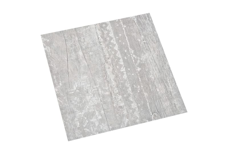 Selvklebende gulvplanker 55 stk PVC 5,11 m² grå - Grå - Terrassebord