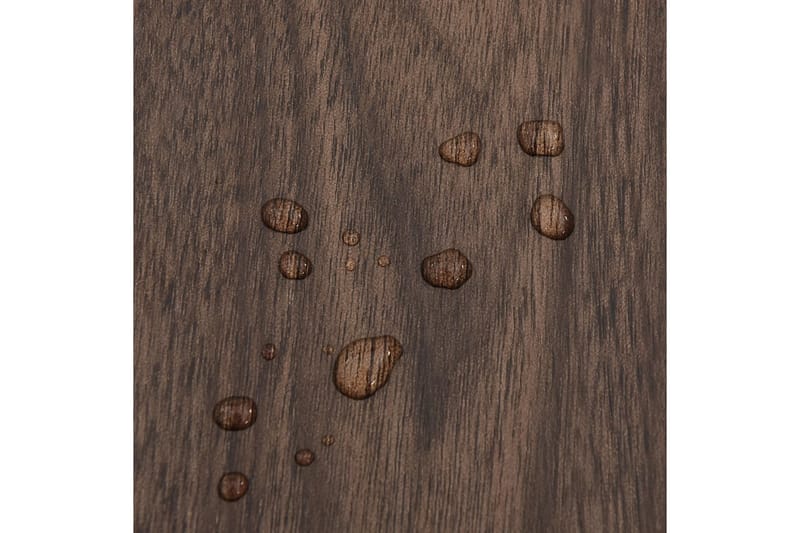 Selvklebende gulvplanker 55 stk PVC 5,11 m² mørkebrun - Brun - Terrassebord