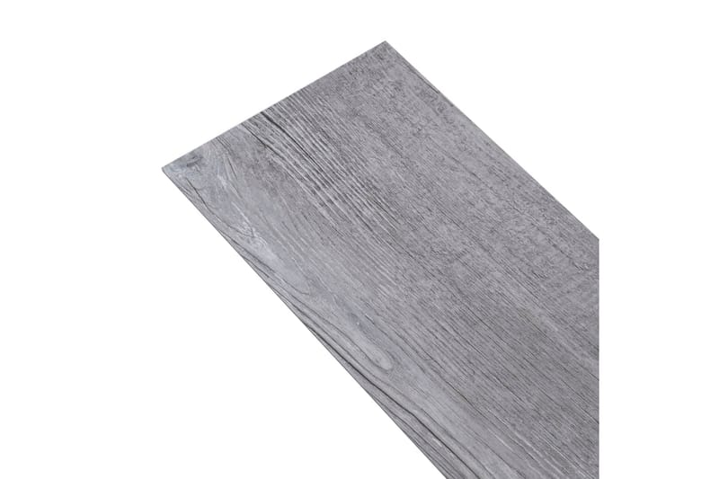 Selvklebende PVC-gulvplanker 5,21 m² 2 mm matte grå tre - Grå - Terrassebord