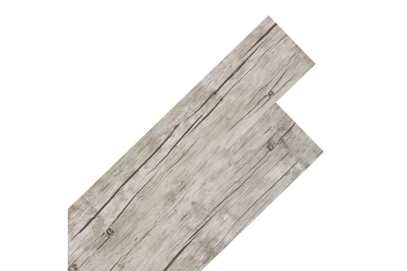 Selvklebende PVC gulvplanker 5,02 m² 2 mm vasket eik - Terrassebord