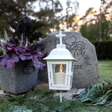 Serene lykt 13,5 cm - hvit - Hagemøbler & utemiljø - Hagedekorasjon & utemiljø - Hagebelysning