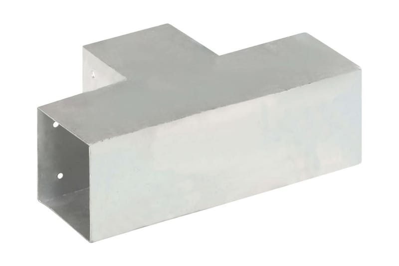 Stolpesko T-form galvanisert metall 101x101 mm - Gjerder & Grinder