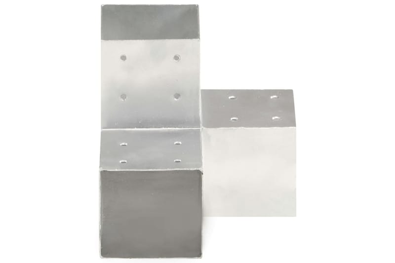 Stolpesko Y-form galvanisert metall 101x101 mm - Gjerder & Grinder