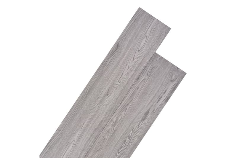 PVC gulvplanker 4,46 m² 3 mm mørkegrå - Terrassebord
