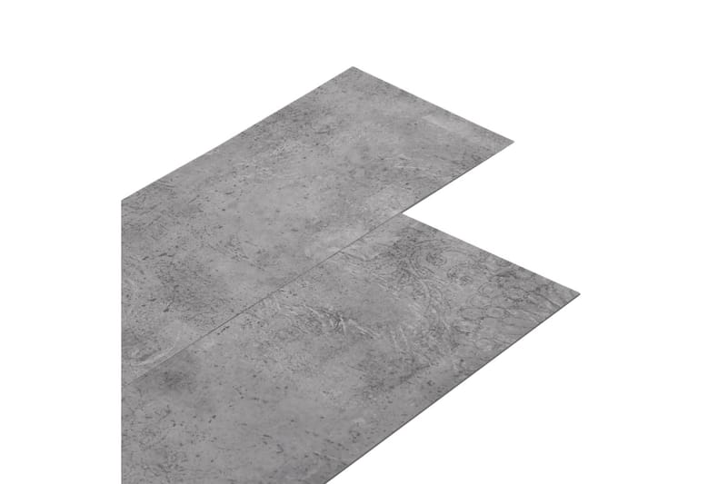 PVC gulvplanker 4,46 m² 3 mm sementbrun - Terrassebord