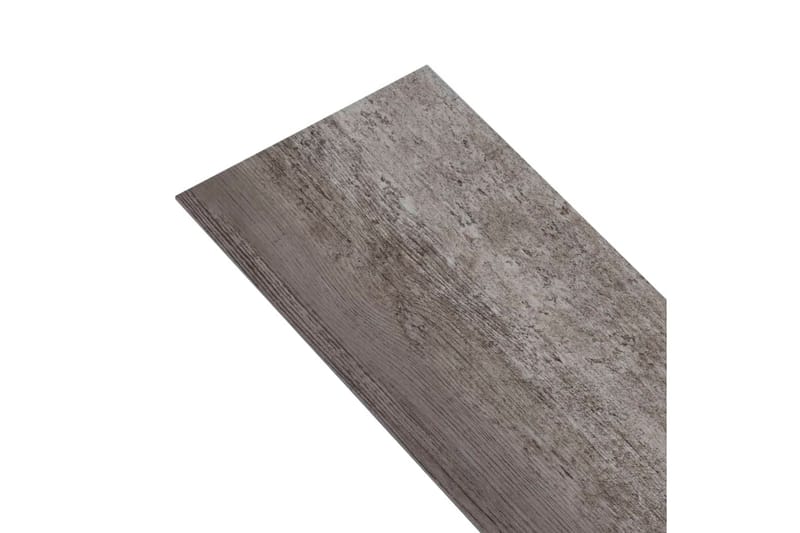 PVC-gulvplanker 5,02 m² 2 mm selvklebende stripet tre - Terrassebord