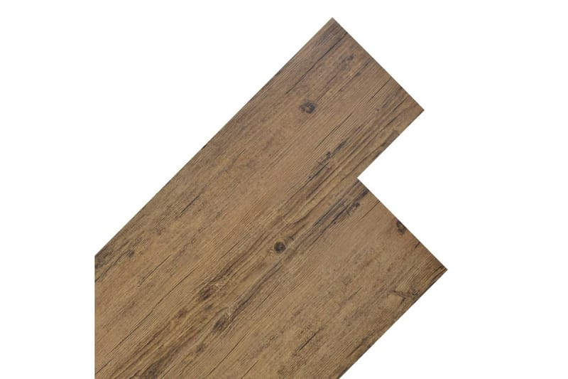 PVC gulvplanker 5,26 m² 2 mm brun valnøtt - Tre|Natur - Terrassebord