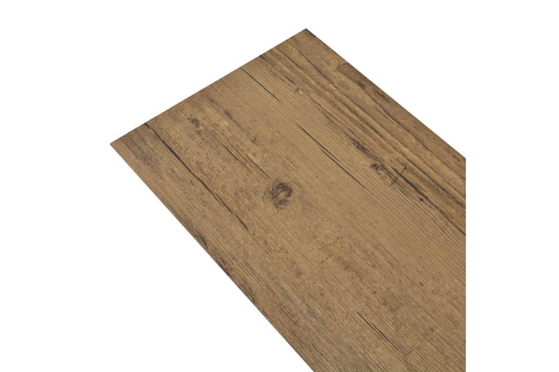 PVC gulvplanker 5,26 m² 2 mm brun valnøtt - Tre|Natur - Terrassebord
