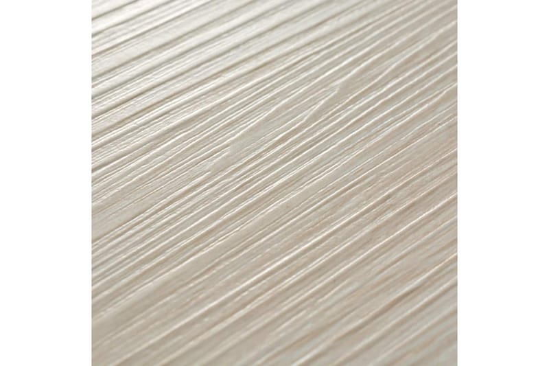 PVC gulvplanker 5,26 m² 2 mm klassisk hvit eik - Terrassebord