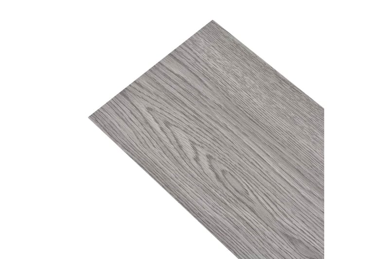 Selvklebende gulvplanker PVC 5,02 m² 2 mm mørkegrå - Grå - Terrassebord