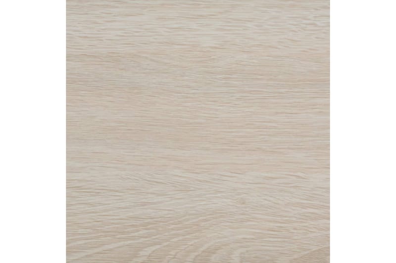 Selvklebende PVC gulvplanker 5,21 m² 2 mm klassisk hvit eik - Hvit - Terrassebord