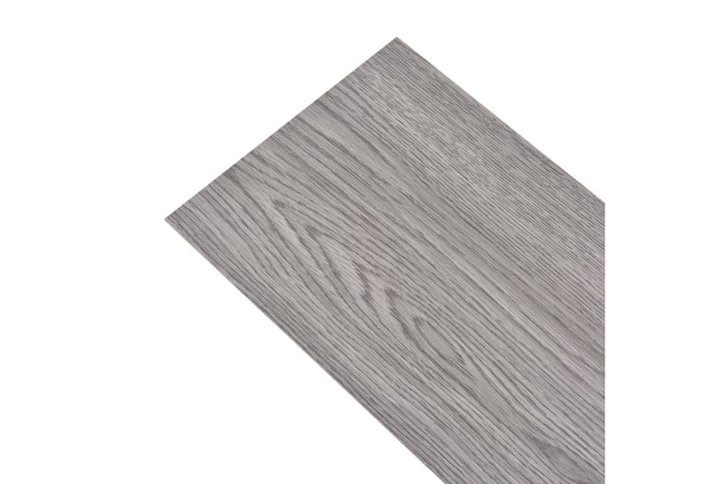 Selvklebende PVC-gulvplanker 5,21 m² 2 mm mørkegrå - Grå - Terrassebord