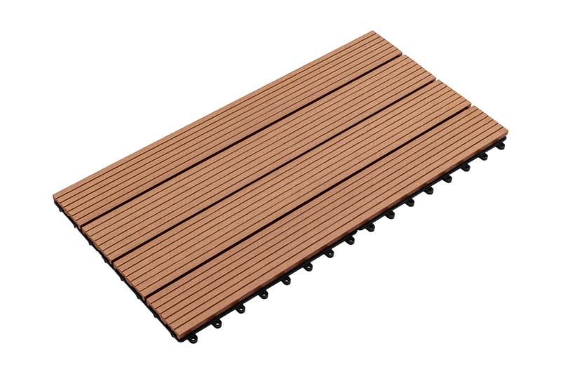 WPC Terrassebord 60x30 cm 6 stk 1m² brun - Terrassebord