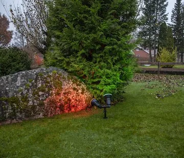 Utendørs spotlightarmatur 22 cm - Svart - Hagemøbler & utemiljø - Hagedekorasjon & utemiljø - Hagebelysning